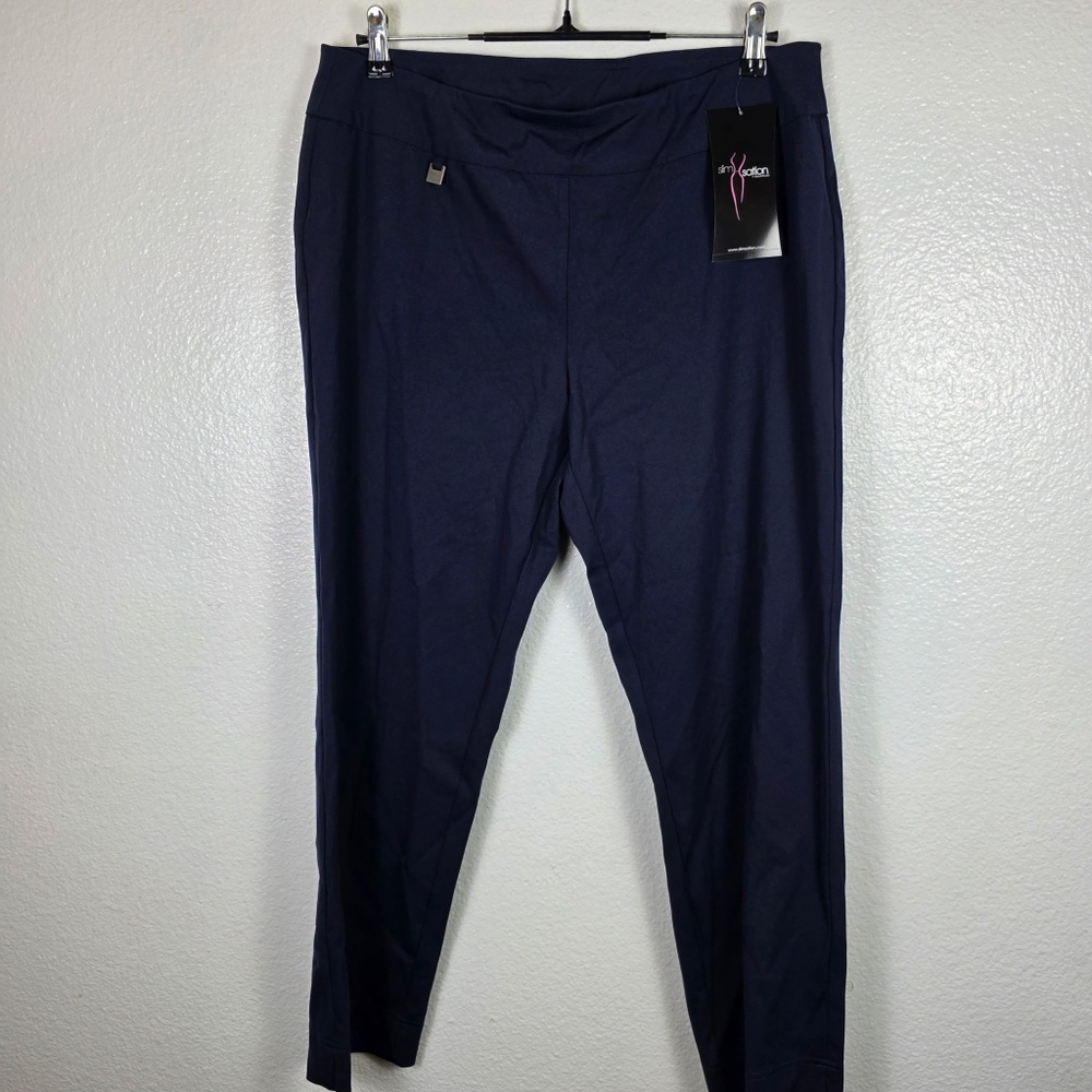 Slim-Sation Pull-On Ankle Pants. Sz 14P.